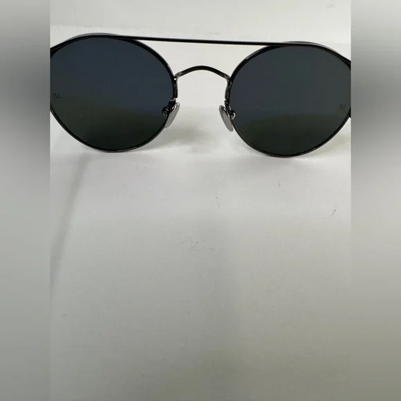 Linda Farrow LFL805C Round Black Unisex Sunglasses